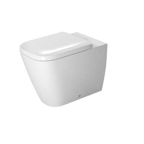 Duravit Happy D.2 Floorstanding Toilet Kit - Includes Pan, Seat & Connector D4100800-P
