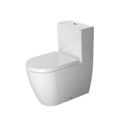 Duravit Me by Starck Back to Wall Toilet Suite - Includes Pan, Cistern, Seat & Connector D4200500-P