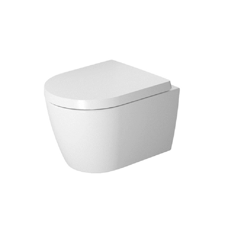 Duravit Me By Starck Compact Rimless Wall Mounted Toilet Kit - Includes Pan & Seat D4200600-P