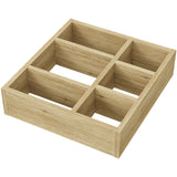 Fienza Large Drawer Organiser 322x299x80mm (Suits Empire 1200/1500 Pill Cabinets) Scandi Oak 1pce DRAWERORGS-LGE