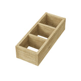 Fienza Small Drawer Organiser 322x124x80mm (Suits Empire 900 Pill Cabinet) Scandi Oak 1 Pce DRAWERORGS-SML