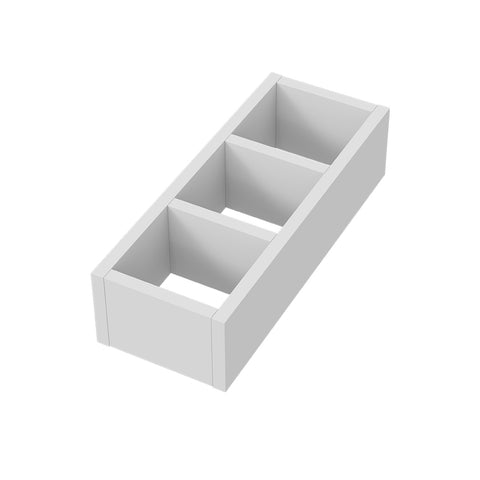 Fienza Small Drawer Organiser 322x124x80mm 1 Pce (Suits Empire 900 Pill Cabinet) White DRAWERORGW-SML