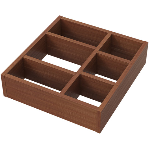 Fienza Large Drawer Organiser 322x299x80mm 1 Pce (Suits Empire 1200/1500 Pill Cabinets) Walnut DRAWERORGWA-LGE