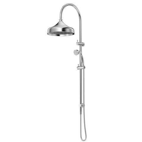 Bella Vista Mica Heritage Dual Shower Rail Chrome DSH-4-1H-CP
