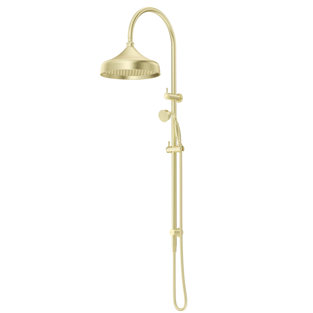 Bella Vista Mica Heritage Dual Shower Rail French Gold DSH-4-1H-FG