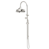 Bella Vista Mica Heritage Dual Shower Rail Brushed Nickel DSH-4-1H-BN