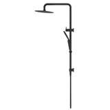 Bella Vista Mica Dual Shower Rail Black DSH-R-1H-BLK