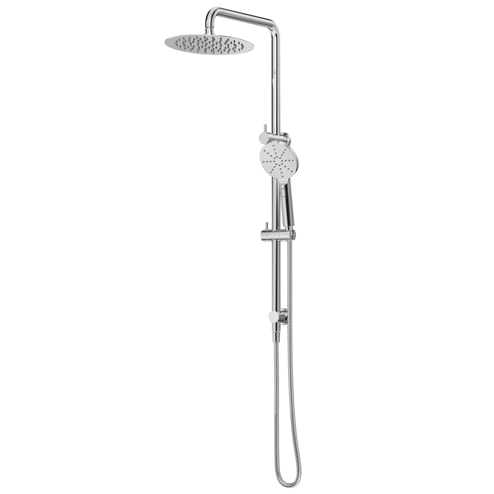 Bella Vista Mica Dual Shower Rail Chrome DSH-R-1H