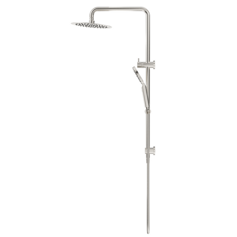 Bella Vista Mica Dual Shower Rail Brushed Nickel DSH-R-1H-BN