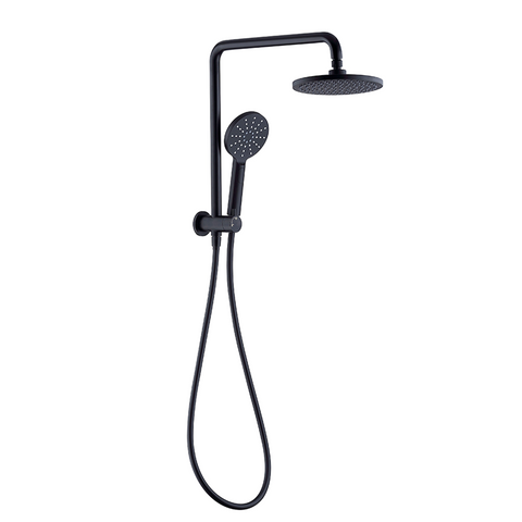 Bella Vista Mica Half-Rail Shower Black DSH-SHRT-R-BLK-X