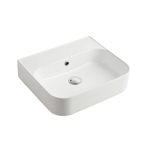 Oliveri Dublin Counter Top Basin 460mm (No Taphole) White DU7130C-N