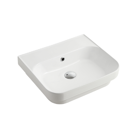 Oliveri Dublin Inset Basin 460mm (No Taphole) White DU7130F-N