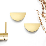 Otti Dune Handle 64/92mm (64mm Hole To Hole ; 92mm Total Length) Brushed Brass DUHDL64-BB