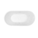 Decina Elisi Spa Bath 12 Jets w/ Integrated Overflow White EI1700FSCNWIOWJ