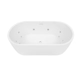Decina Elisi Spa Bath 12 Jets w/ Integrated Overflow White EI1700FSCNWIOWJ