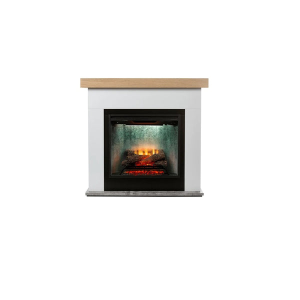 Dimplex Firebox Electric 2kW Huxley Mantle w/ 30 Revillusion White u0026