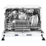 Artusi Compact Fully Integrated Dishwasher 55cm No Door Stainless Steel ADWFI55ND