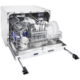 Artusi Compact Fully Integrated Dishwasher 55cm No Door Stainless Steel ADWFI55ND