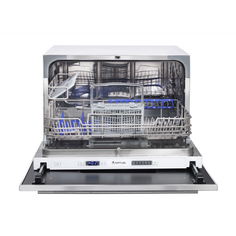 Artusi Compact Fully Integrated Dishwasher 55cm No Door Stainless Steel ADWFI55ND