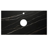 Otti Byron Wall Hung Vanity 1500mm (12 O'Clock Taphole) Natural Oak / Empire Black Top BY1500NST-EB-12TH