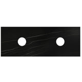 Otti Byron Wall Hung Vanity 1500mm (12 O'Clock Taphole) Black Oak / Empire Black Top BY1500BST-EB-12TH
