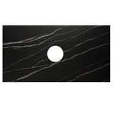 Otti Byron Wall Hung Vanity 750mm w/ Undermount Basin Natural Oak / Empire Black Top BY750NST-EB-UB