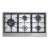 Euro Appliances Gas Cooktop Left Hand Wok 90cm Stainless Steel ECT900GX3