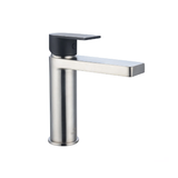 Vito Bertoni Eeva Basin Mixer Brushed Nickel/Black 31320WS6