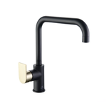 Vito Bertoni Eeva Sink Mixer Matte Black/Brass 31378WS6