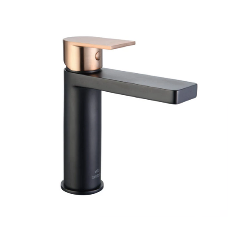 Vito Bertoni Eeva Basin Mixer Matte Black/Copper 31316WS6