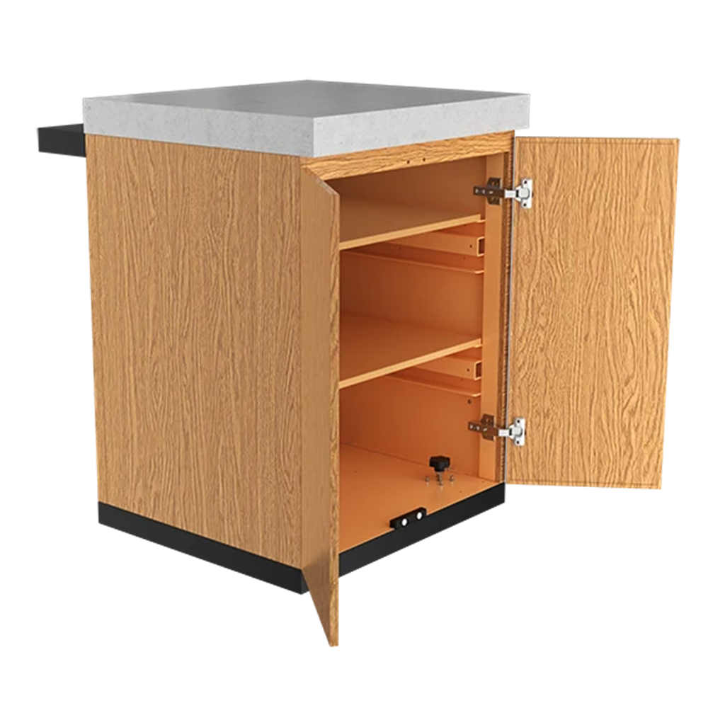 Everdure Seabreeze Storage Double Door Module Timber Look EKMSTRG