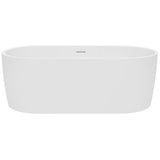 Decina Elisi Freestanding Bath 1700mm w/Overflow White EI1700WIO