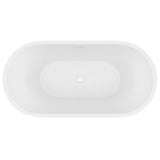 Decina Elisi Freestanding Bath 1700mm w/Overflow White EI1700WIO