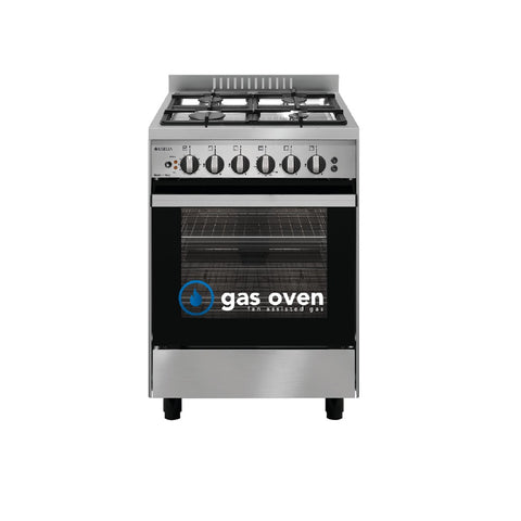 Emilia Freestanding Oven 53cm Gas cooker, Gas Oven Stainless Steel EM534GG
