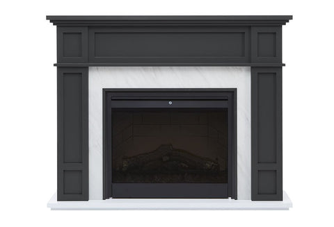 Dimplex Firebox Electric 2kW Eltham Mantle with LED Grey and Marble effect ETM20-AU