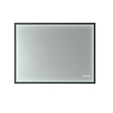 Euro Mirror Roëk 600mm x 1200mm LED Rectangular Black BLK60X1200