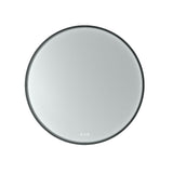 Euro Mirror Olëk 900mm LED Round Black BLKRND90