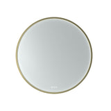 Euro Mirror Olëk 900mm LED Round Brass BRSRND90