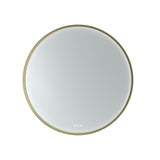 Euro Mirror Olëk 600mm LED Round Brass BRSRND60