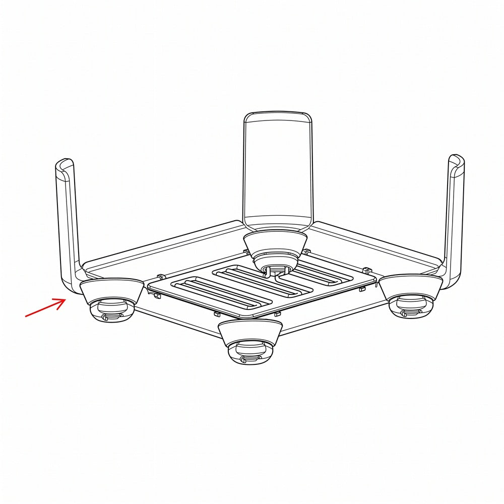 Everdure 4K Wheel Kit Chrome HBCE4KWP