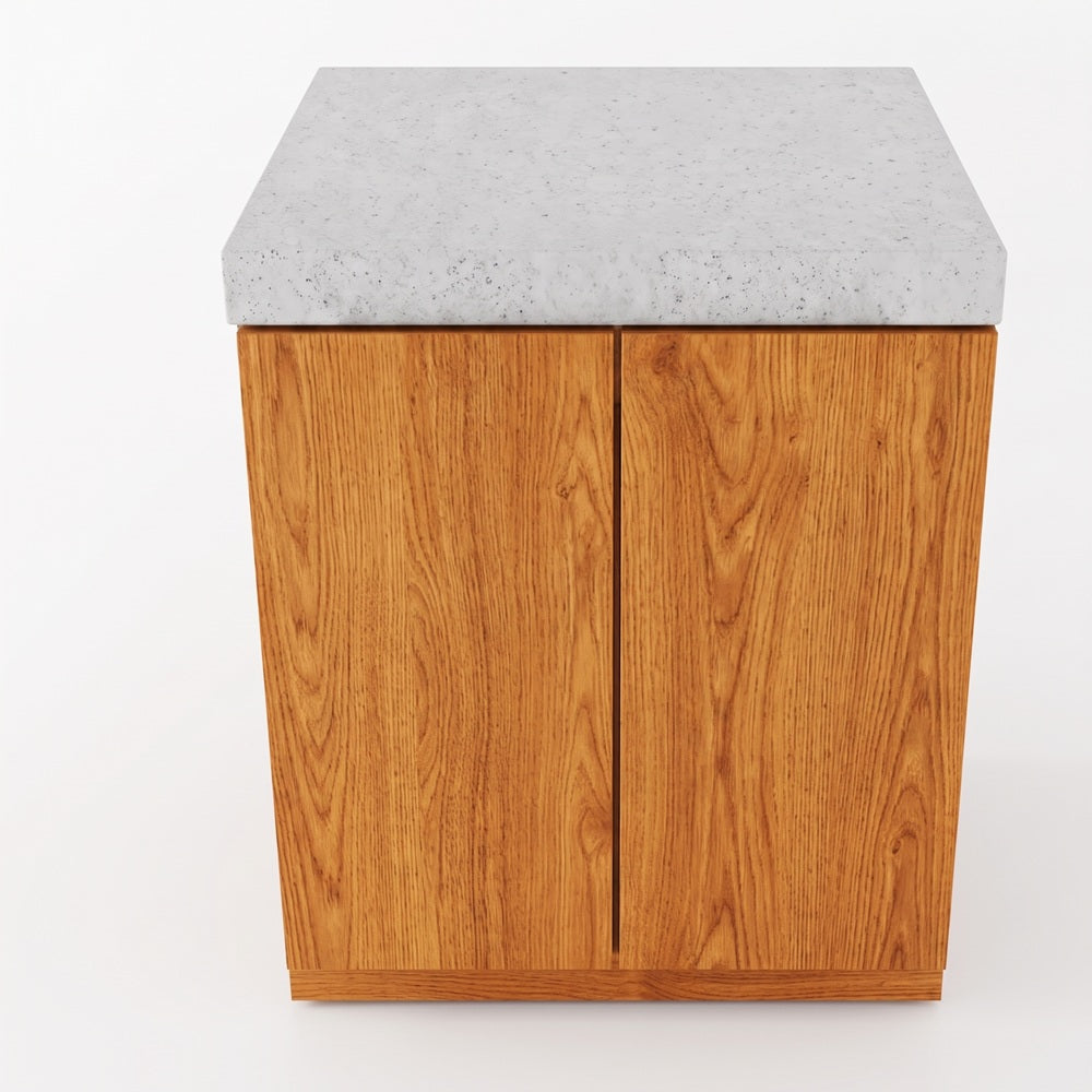Everdure Seabreeze Storage Double Drawer Module Timber Look EKMSTOWR