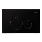 Argent Grace Round Flush Plate (Pneumatic) Matte Black FQ5020MB
