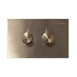 Argent Focus Comfort Round Flush Plate (Pneumatic) Brushed Nickel F5230MBN