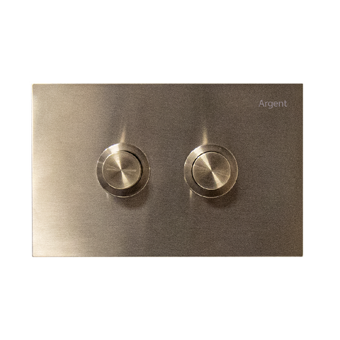 Argent Focus Comfort Round Flush Plate (Pneumatic) Brushed Nickel F5230MBN