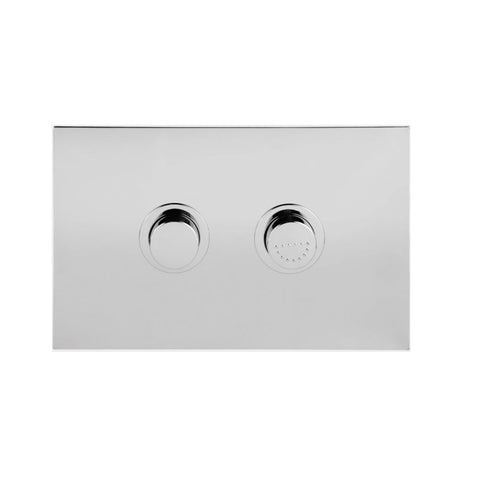 Argent Focus Comfort Round Flush Plate (Pneumatic) Chrome F5230M