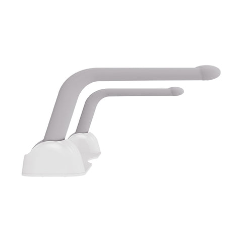 Fienza Assisted Living Toilet Suite Support Arms Includes Mounting Kit White FAL108