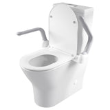 Fienza Assisted Living Toilet Suite Support Arms Includes Mounting Kit White FAL108