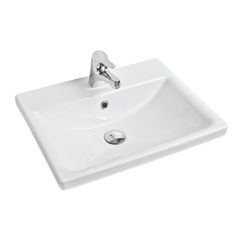 Argent Zen Drop In Basin 520mm (NoTaphole) White FC17TUL00