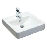 Argent Evo Wall Hung Basin 450mm (1 Taphole) White FC18MUL01