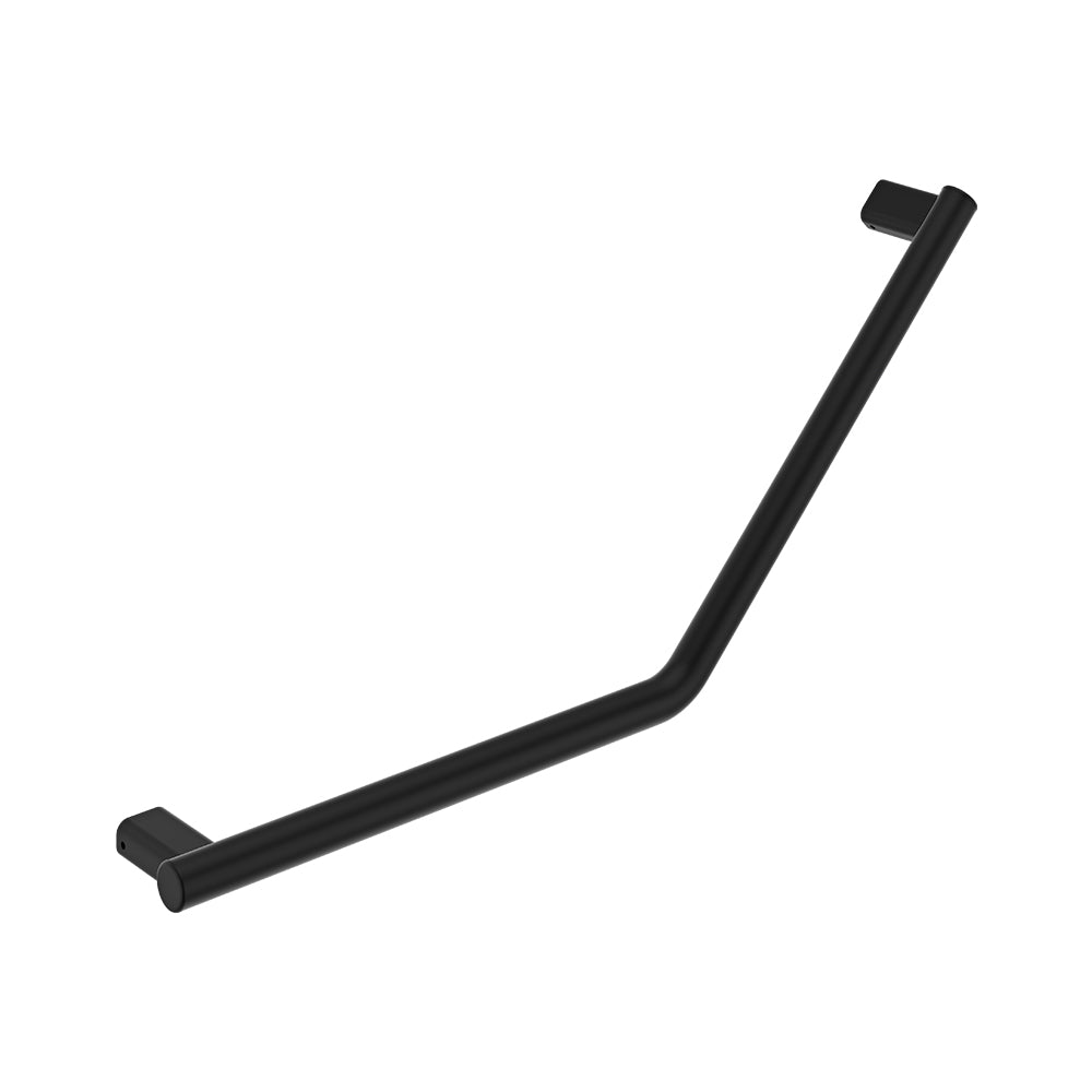 Fienza Care Slimline Ambulant Reversible Left/Right Hand Grab Rail 135ºMatte Black FC4141MB